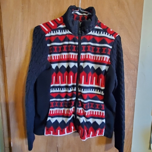 RALPH  LAUREN LAUREN ACTIVE L-RL  sz large. Aztec fleece knit. Active - Picture 1 of 10